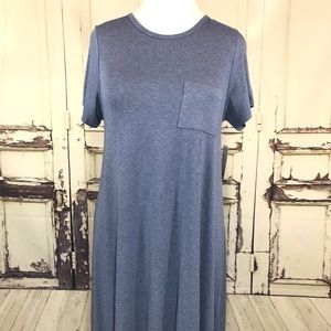 NEW LuLaRoe Carly Tshirt Dress Solid Light Blue!